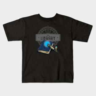 THE LIBRARY DARK VERSION Kids T-Shirt